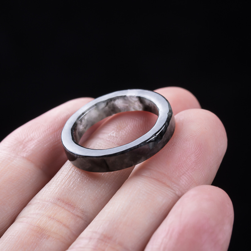 Natural A-grade Burmese , blac - đánh giá và giá Rings