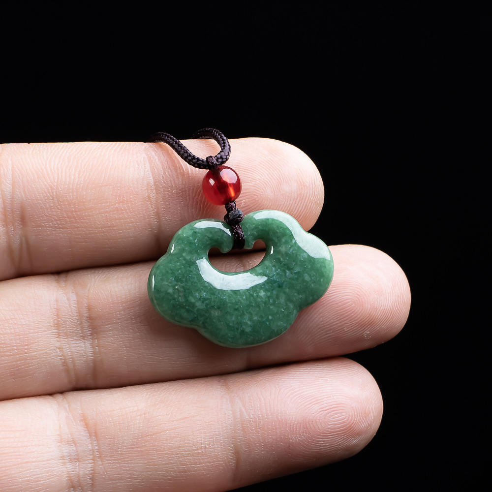 Natural Myanmar Jadeite Ruyi P - đánh giá và giá Necklaces