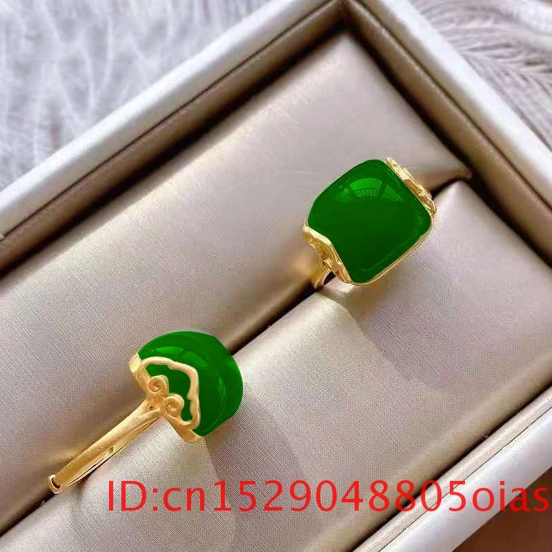 Tự Nhiên Ngọc Bích Hetian Nhẫn - đánh giá và giá Rings